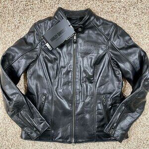 Harley-Davidson® Layering System Cafe Racer Leather Jacket 98019-23VW, Women's M